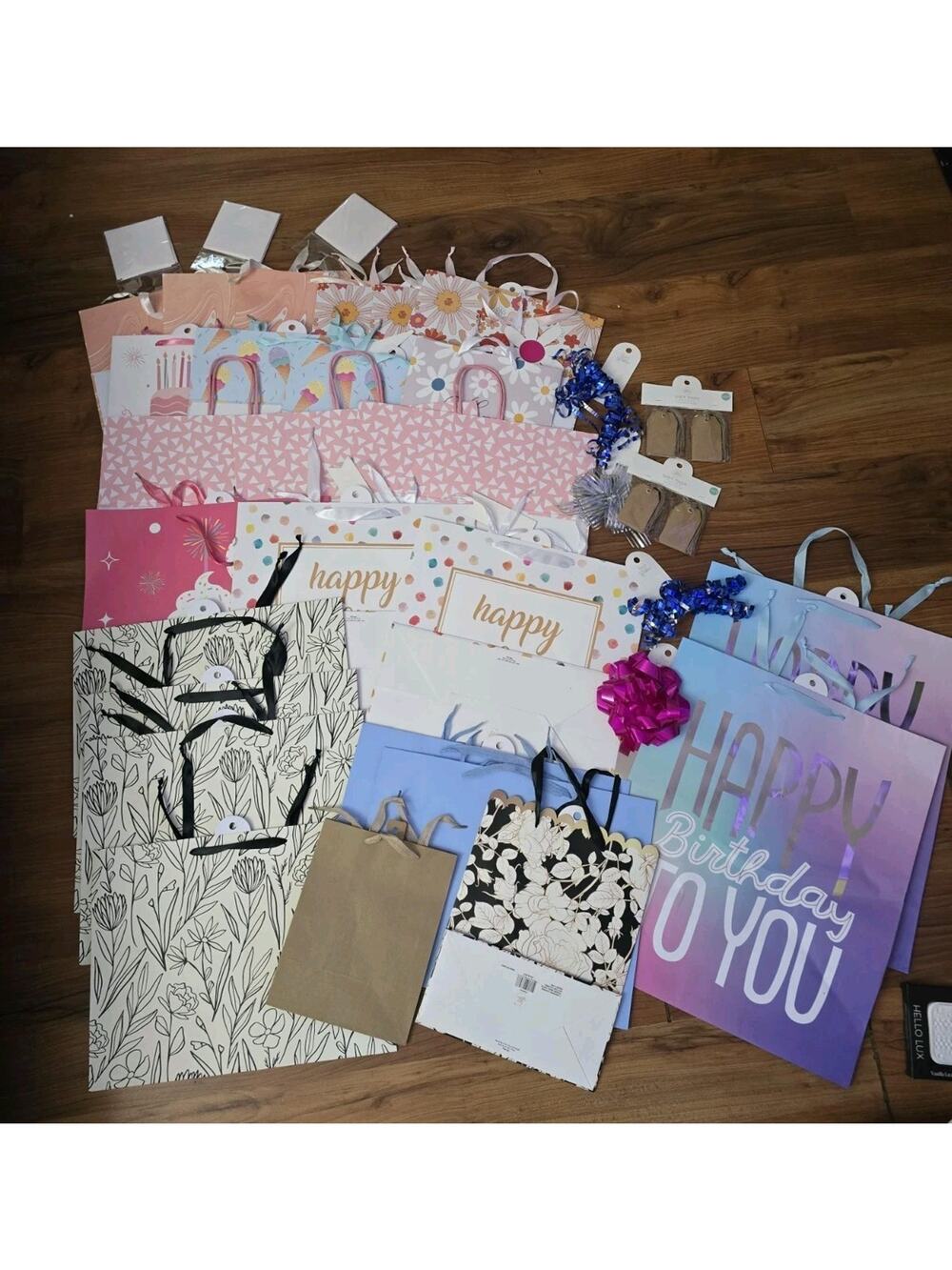 26 Gift Bag Bulk Bundle Small Medium Large